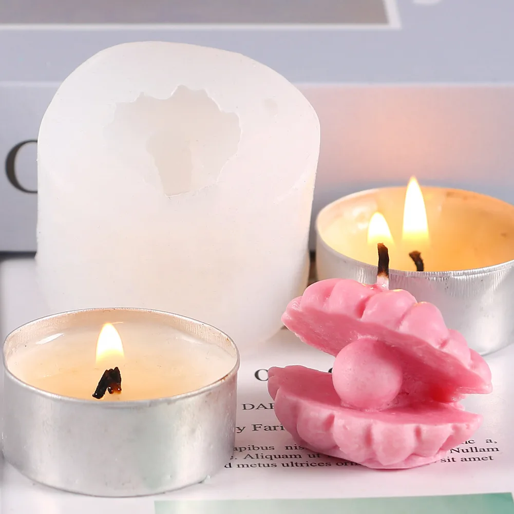 1Pcs Pearl Shell Candles Silicone Mold 3D Hand-made Soap Mold Candle Molds For Candle Making
1Pcs Pearl Shell Candles Silicone Mold 3D Hand-made Soap Mold Candle Molds For Candle Making