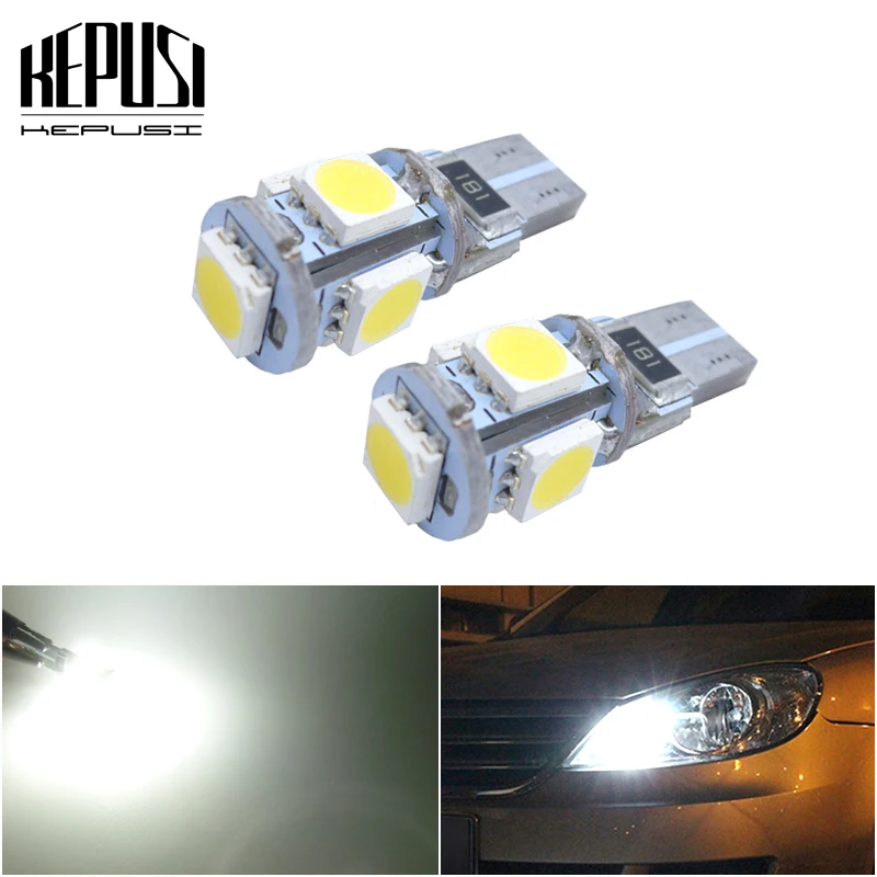 2x W5w T10 Led Bulbs Canbus 5050 Smd 12v 6000k White 194 168 Car Interior Dome License Plate Parking Lights Auto Signal Lamp
2x W5w T10 Led Bulbs Canbus 5050 Smd 12v 6000k White 194 168 Car Interior Dome License Plate Parking Lights Auto Signal Lamp