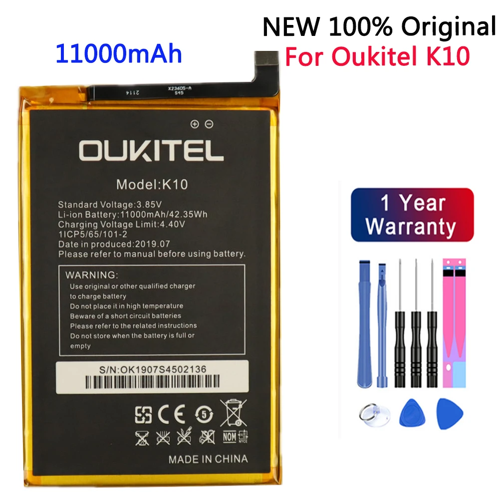 100% Оригинальный 11000 мАч K10 аккумулятор для телефона Oukitel K10 высококачественные батареи с номером отслеживания + Бесплатные инструменты
100% Оригинальный 11000 мАч K10 аккумулятор для телефона Oukitel K10 высококачественные батареи с номером отслеживания + Бесплатные инструменты
