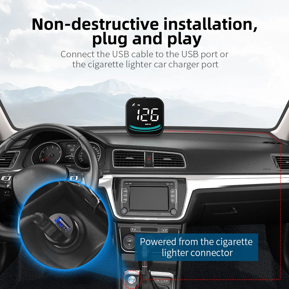 G4 Car HUD Speedometer Head Up Display Digital GPS HUD With LED Display Ambient Light Compass Overspeed Fatigue Driving Reminder
G4 Car HUD Speedometer Head Up Display Digital GPS HUD With LED Display Ambient Light Compass Overspeed Fatigue Driving Reminder
