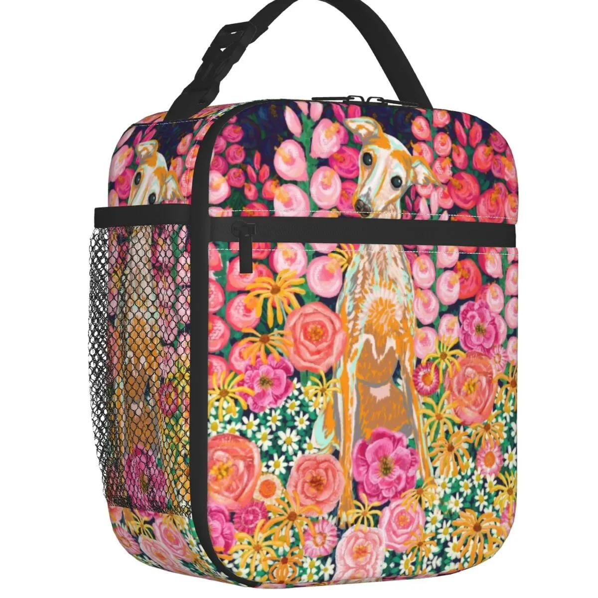 Garden Hound Greyhound Dog Insulated Lunch Bag for Camp Travel Whippet Sighthound Flowers Resuable Thermal Cooler Lunch Box Kids
Garden Hound Greyhound Dog Insulated Lunch Bag for Camp Travel Whippet Sighthound Flowers Resuable Thermal Cooler Lunch Box Kids