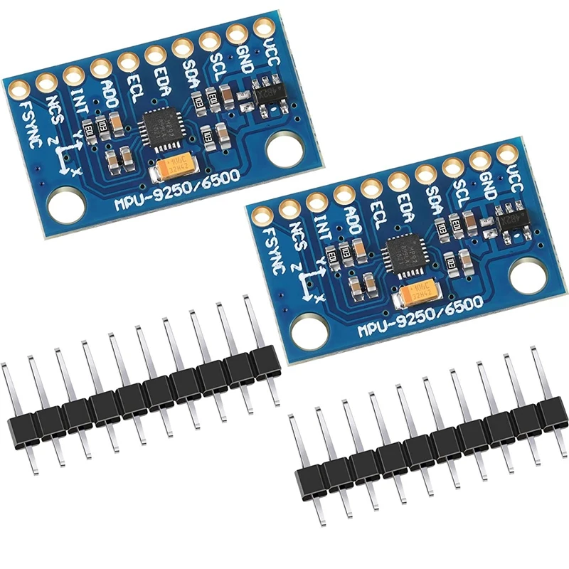 MPU-925016 Bit Gyroscope Acceleration Magnetic Sensor I2C SPI 3-Axis Gyroscope Accelerometer Magnetometer Sensor Module
MPU-925016 Bit Gyroscope Acceleration Magnetic Sensor I2C SPI 3-Axis Gyroscope Accelerometer Magnetometer Sensor Module