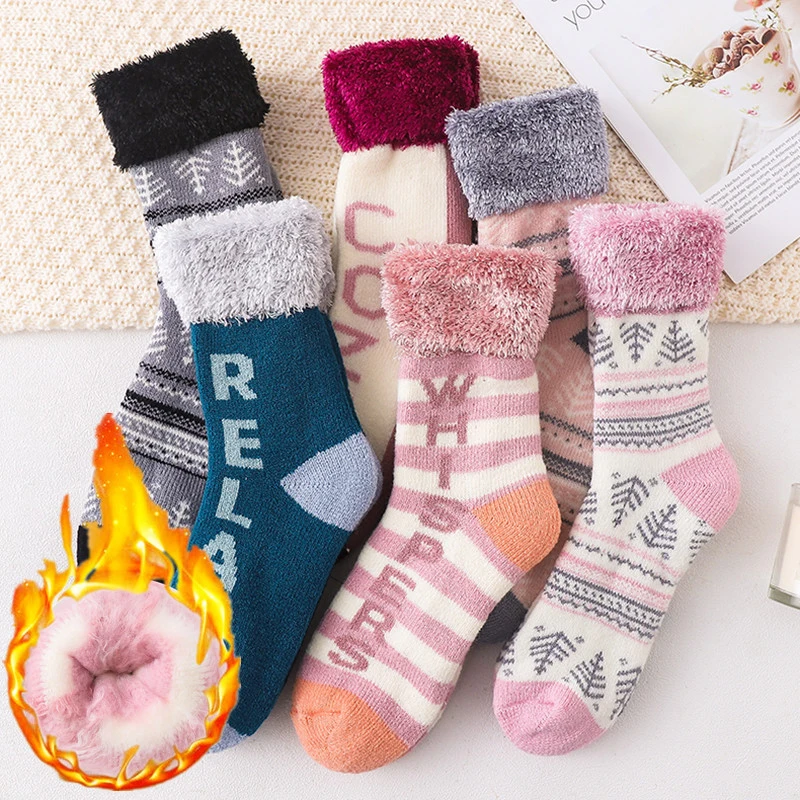 Winter Thermal Socks Wool Socks for Women Snow Socks Warm Sleeping Socks In Tube Socks Plush Warm Socks
Winter Thermal Socks Wool Socks for Women Snow Socks Warm Sleeping Socks In Tube Socks Plush Warm Socks