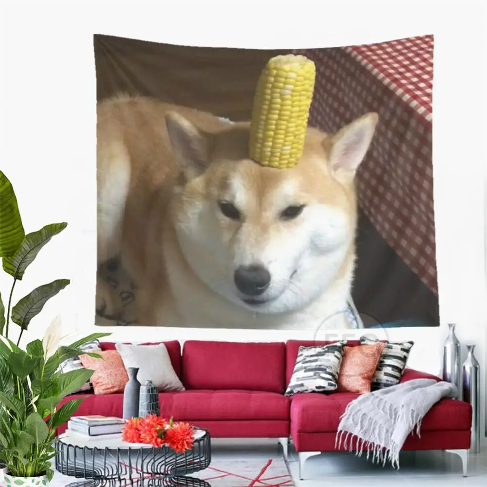 Забавный гобелен в виде кукурузной собаки, украшение для комнаты в стиле бохо, искусственная кожа, Настенный Чехол для дивана, ковры для йог... 
Забавный гобелен в виде кукурузной собаки, украшение для комнаты в стиле бохо, искусственная кожа, Настенный Чехол для дивана, ковры для йог...