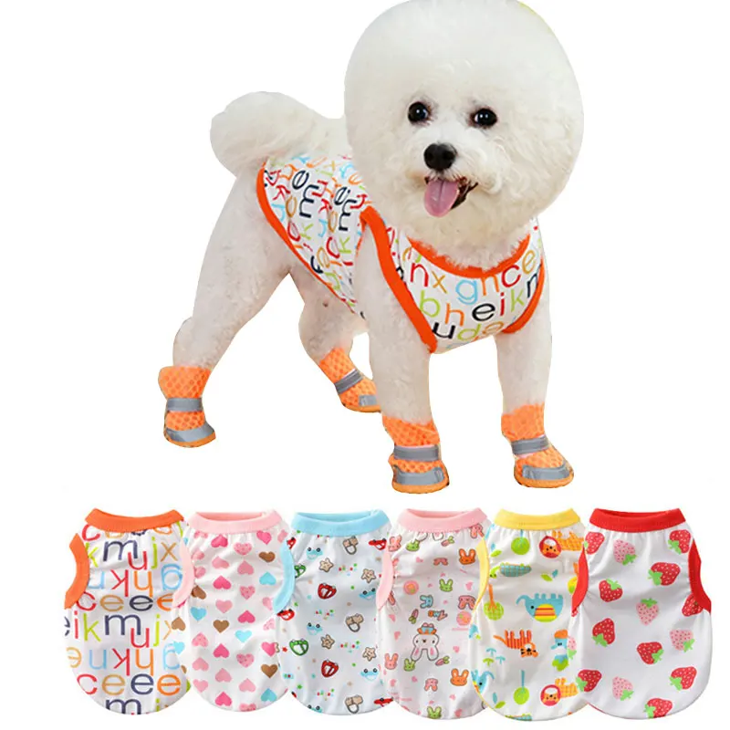 Pet Dog Clothes Animal Cartoon Printed Summer Cotton Dog Vest Shirt Cat Costumes For Small Dogs Chihuahua Puppy Accessories
Pet Dog Clothes Animal Cartoon Printed Summer Cotton Dog Vest Shirt Cat Costumes For Small Dogs Chihuahua Puppy Accessories