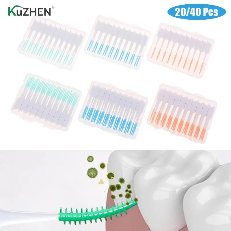 20/40pcs silicone Orthodontics Interdental Brush Dental Cleaning Floss Head Hygiene Dental Silicone Interdental Brush Toothpick
20/40pcs silicone Orthodontics Interdental Brush Dental Cleaning Floss Head Hygiene Dental Silicone Interdental Brush Toothpick
