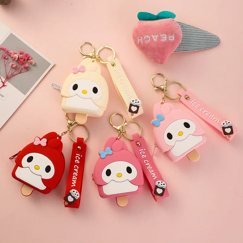 New Hello Kitty Coin Purse Keychain Backpack Accessories Kawaii Car Keychain Creative Key Accessories
New Hello Kitty Coin Purse Keychain Backpack Accessories Kawaii Car Keychain Creative Key Accessories