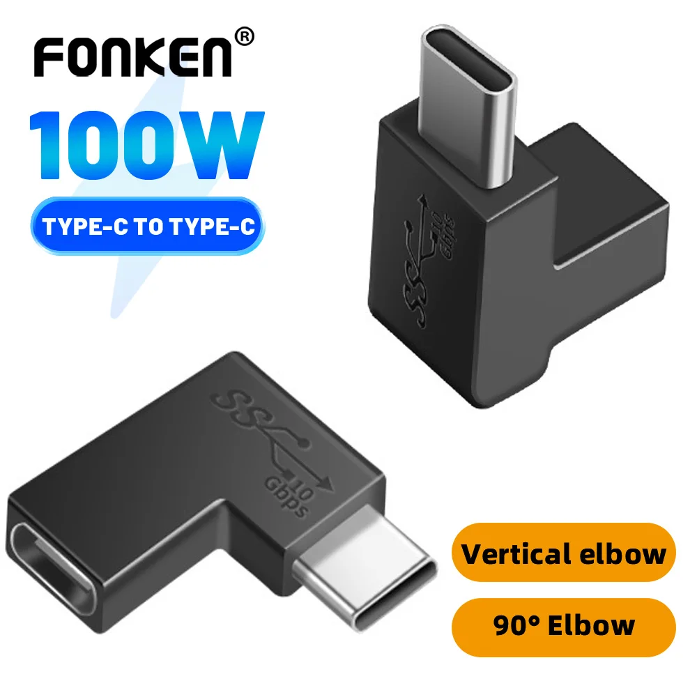 USB C3.1 OTG Adapter Type C Male to USB C Femable Converter 100W 10gbps For Samsung S21 S20 S10 Xiaomi Huawei Charger Connector
USB C3.1 OTG Adapter Type C Male to USB C Femable Converter 100W 10gbps For Samsung S21 S20 S10 Xiaomi Huawei Charger Connector