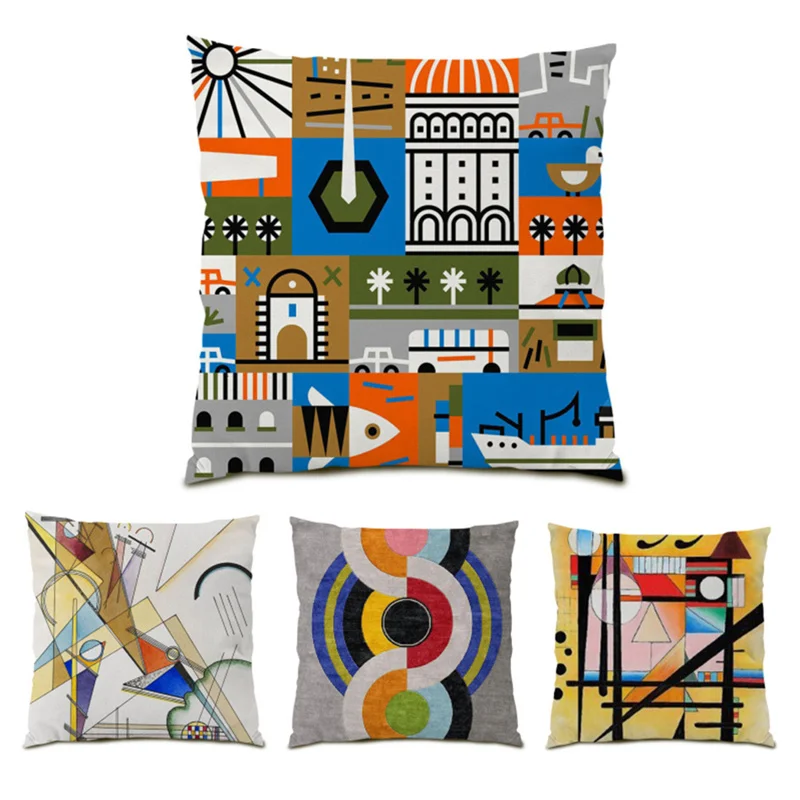 Comfortable Ornamental Pillowcase Living Room Polyester Linen Sofa Velvet Home Abstract Cushion Covers Decorative Artistic E0599
Comfortable Ornamental Pillowcase Living Room Polyester Linen Sofa Velvet Home Abstract Cushion Covers Decorative Artistic E0599