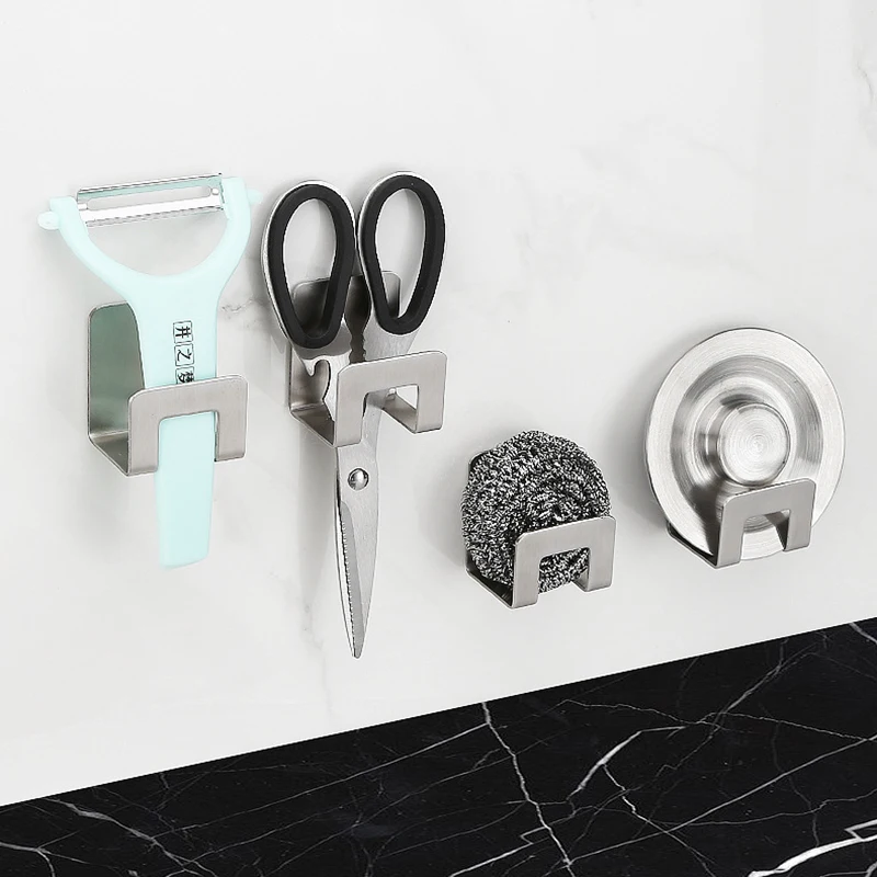 Kitchen Accessories Sponge Storage Rack Stainless Steel Sink Wall Mounted Racks Drain Drying Rack Storage Holder Organizer
Kitchen Accessories Sponge Storage Rack Stainless Steel Sink Wall Mounted Racks Drain Drying Rack Storage Holder Organizer