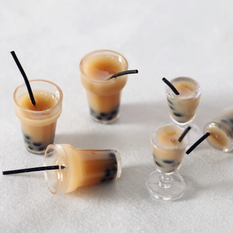 Doll House Mini Pearl Milk Tea Drink Cup with Straw Creative Simulation Miniature Model
Doll House Mini Pearl Milk Tea Drink Cup with Straw Creative Simulation Miniature Model