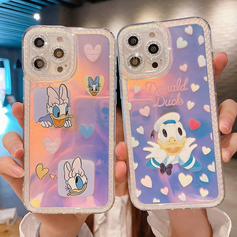 Cartoon Disney Donald Duck Daisy Flash drilling Phone Case for iPhone 11 12 13 mini pro XS MAX 8 7 6 6S Plus X 5S SE XR case
Cartoon Disney Donald Duck Daisy Flash drilling Phone Case for iPhone 11 12 13 mini pro XS MAX 8 7 6 6S Plus X 5S SE XR case