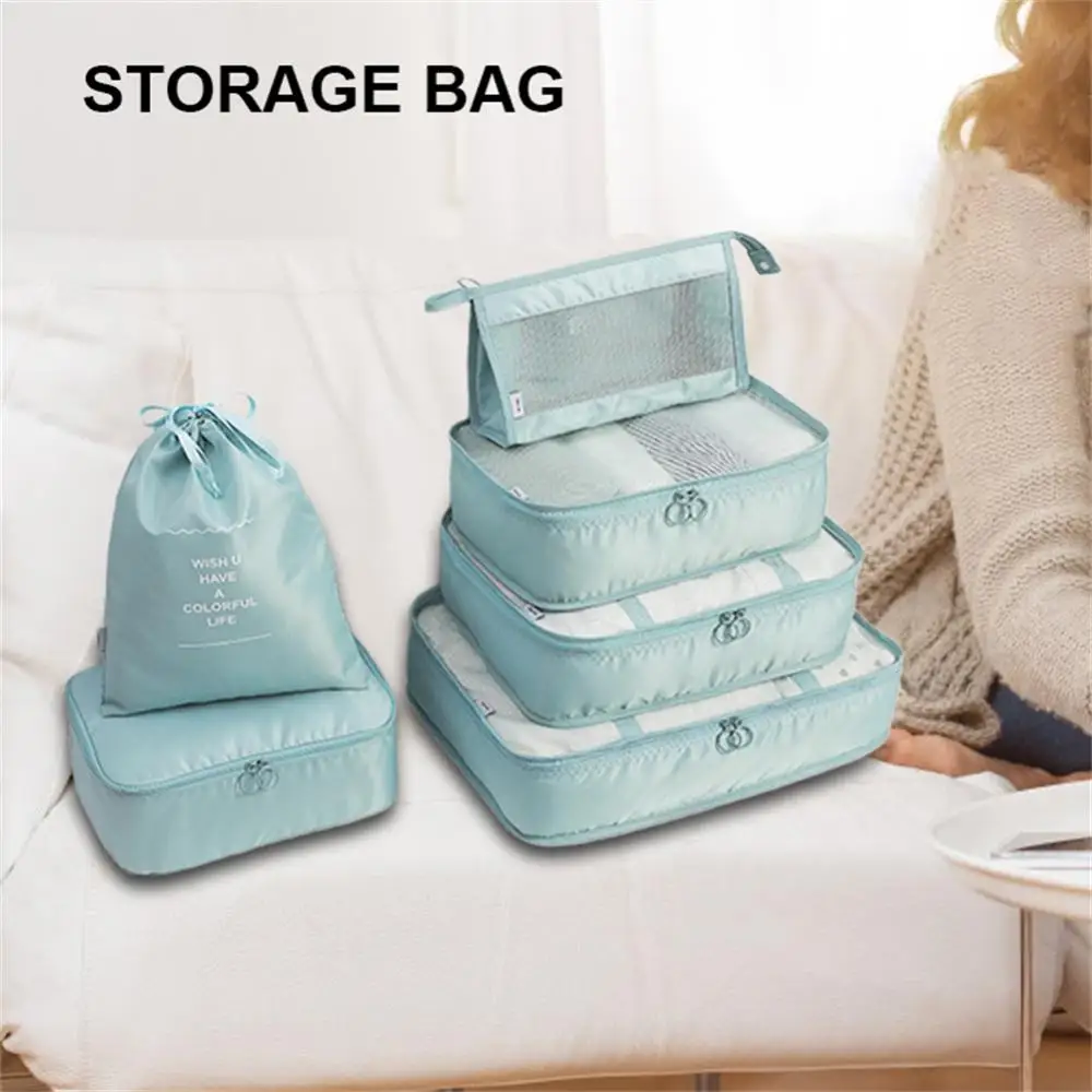 6/8pcs Portable Travel Storage Bag Set, For Home Closets, Suitcases, Thickened Bags, Travel Manager, Bags, Shoe Bags, Cube Bags
6/8pcs Portable Travel Storage Bag Set, For Home Closets, Suitcases, Thickened Bags, Travel Manager, Bags, Shoe Bags, Cube Bags