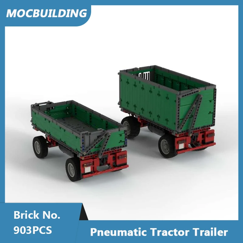 MOC Building Blocks Pneumatic Tractor Trailer 17 Stud Wide DIY Assembled Bricks Vehicle Technical Creative Toys Gifts 903PCS
MOC Building Blocks Pneumatic Tractor Trailer 17 Stud Wide DIY Assembled Bricks Vehicle Technical Creative Toys Gifts 903PCS