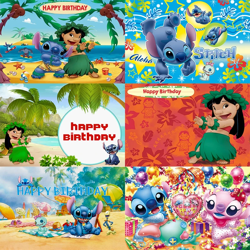 Lilo & Stitc Backdrop Girls Happy Birthday Party Baby Shower Boy Photography Background Photographic Banner
Lilo & Stitc Backdrop Girls Happy Birthday Party Baby Shower Boy Photography Background Photographic Banner