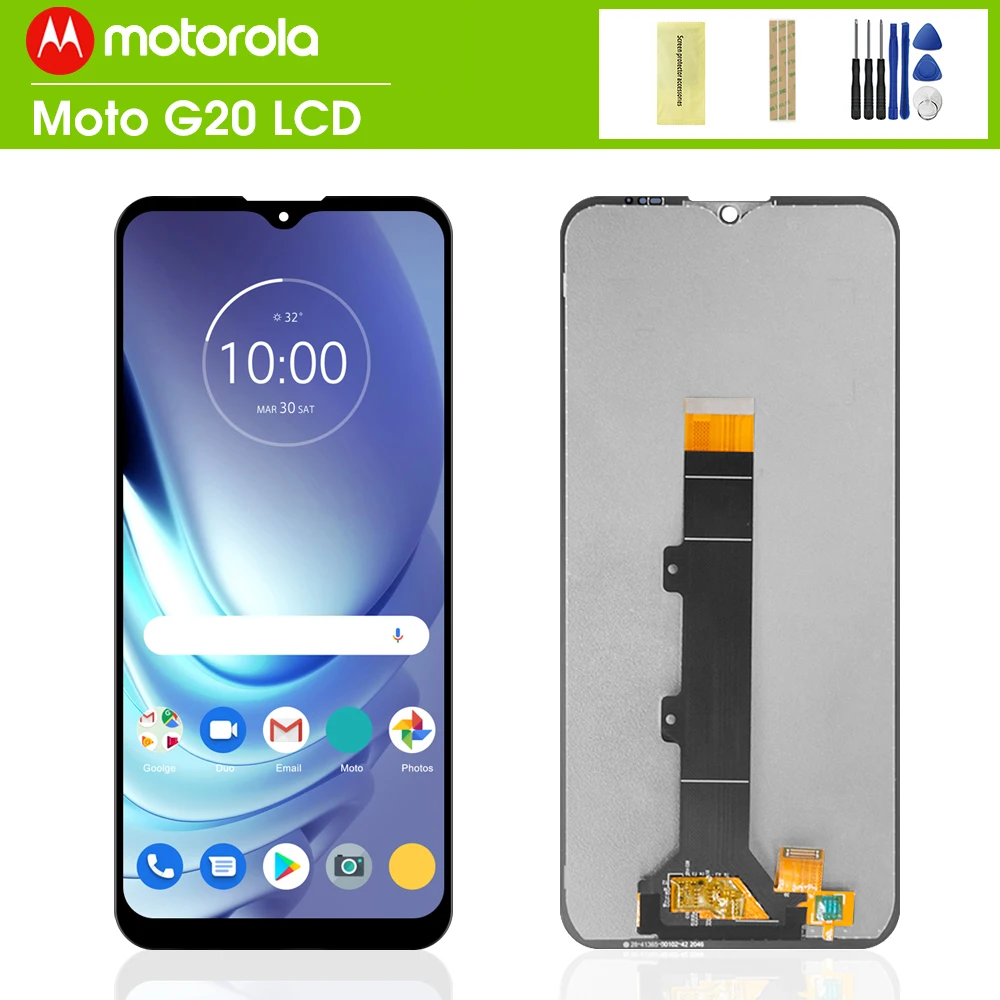 6.5" Original New Tested For Motorola Moto G20 Lcd Screen Display Touch Digitizer Assembly For Moto G20 LCD G20 Display
6.5" Original New Tested For Motorola Moto G20 Lcd Screen Display Touch Digitizer Assembly For Moto G20 LCD G20 Display
