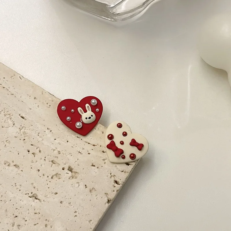 Asymmetric Rabbit Bowknot Cute Earrings Multi Hearts Cartoon Stud Earrings Jewelry Wholesale
Asymmetric Rabbit Bowknot Cute Earrings Multi Hearts Cartoon Stud Earrings Jewelry Wholesale