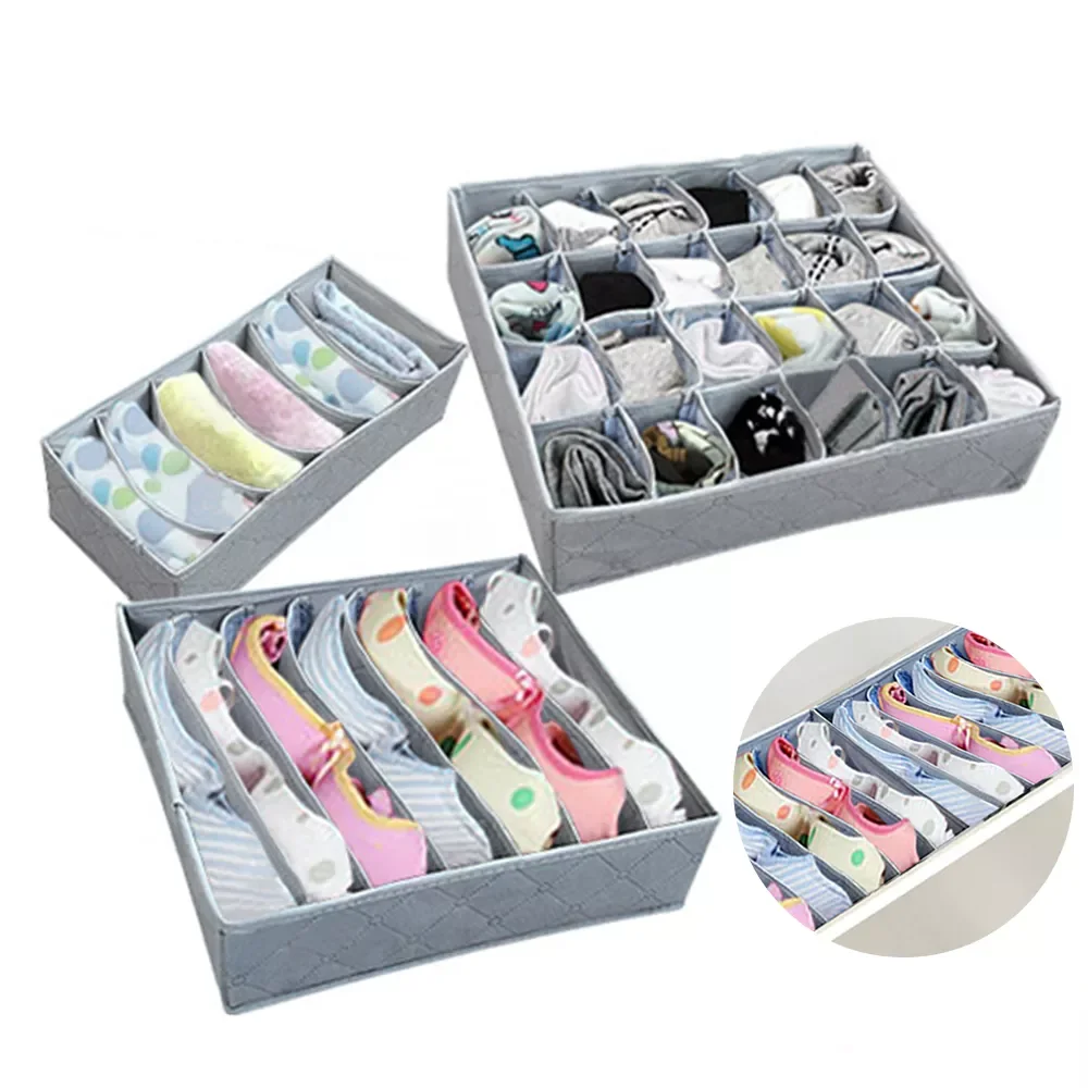 20223pcs/set Foldable Drawer Organizers Storage Box Case For Bra Ties Underwear Socks Scarf Drawer Organizers Gray
20223pcs/set Foldable Drawer Organizers Storage Box Case For Bra Ties Underwear Socks Scarf Drawer Organizers Gray