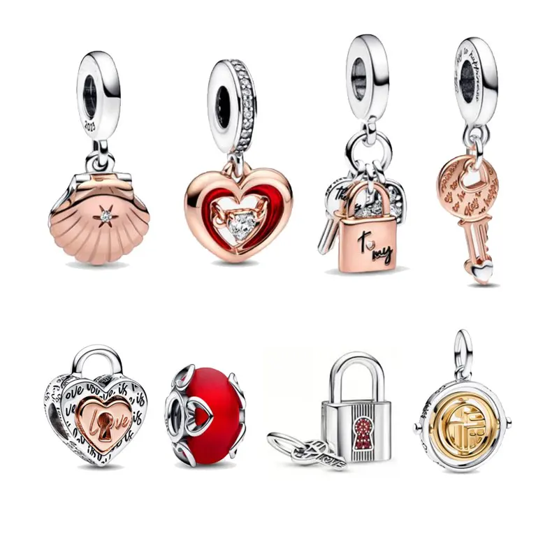 New In Club Sea Shell Key Locked Together Dangle Charm Silver 925 Original Bracelet Glass Beads For Jewelry Making Free Shipping
New In Club Sea Shell Key Locked Together Dangle Charm Silver 925 Original Bracelet Glass Beads For Jewelry Making Free Shipping
