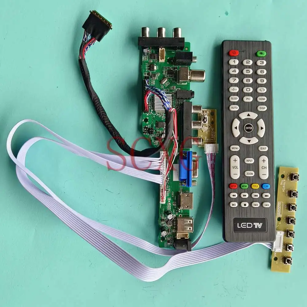 Комплект для B156HW02 V3 плата драйвера управления ЖК-дисплеем DVB цифровой сигнал VGA HDMI-совместимый USB AV 40 Pin LVDS 15,6 "1920 1080 экран
Комплект для B156HW02 V3 плата драйвера управления ЖК-дисплеем DVB цифровой сигнал VGA HDMI-совместимый USB AV 40 Pin LVDS 15,6 "1920 1080 экран