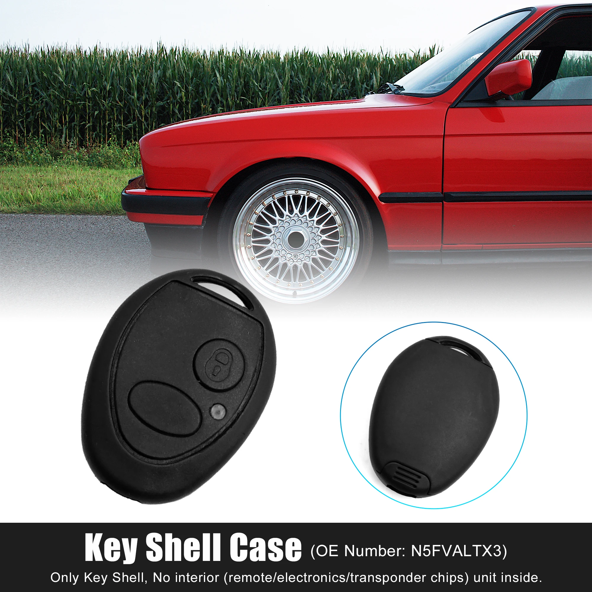 X Autohaux Car Remote Control Key Shell Case 2 Key Buttons Cover Tools N5FVALTX3 for Land Rover Discovery Replacement Accessory
X Autohaux Car Remote Control Key Shell Case 2 Key Buttons Cover Tools N5FVALTX3 for Land Rover Discovery Replacement Accessory
