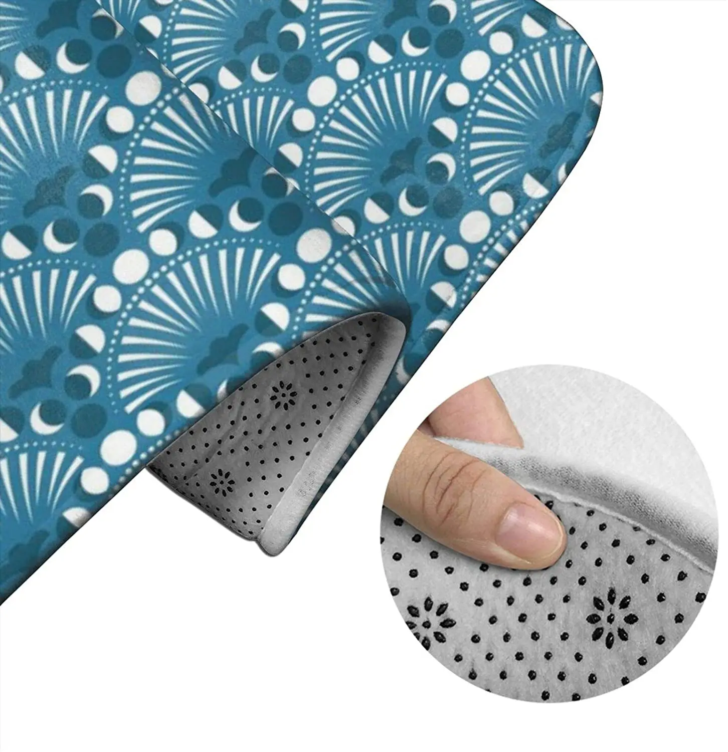 Art Deco Moon (Peacock) bathroom Mat Sets 3 Piece Set Rugs Memory Foam Mat Set Toilet Seat Cover Bath Mat Lid Cover
Art Deco Moon (Peacock) bathroom Mat Sets 3 Piece Set Rugs Memory Foam Mat Set Toilet Seat Cover Bath Mat Lid Cover