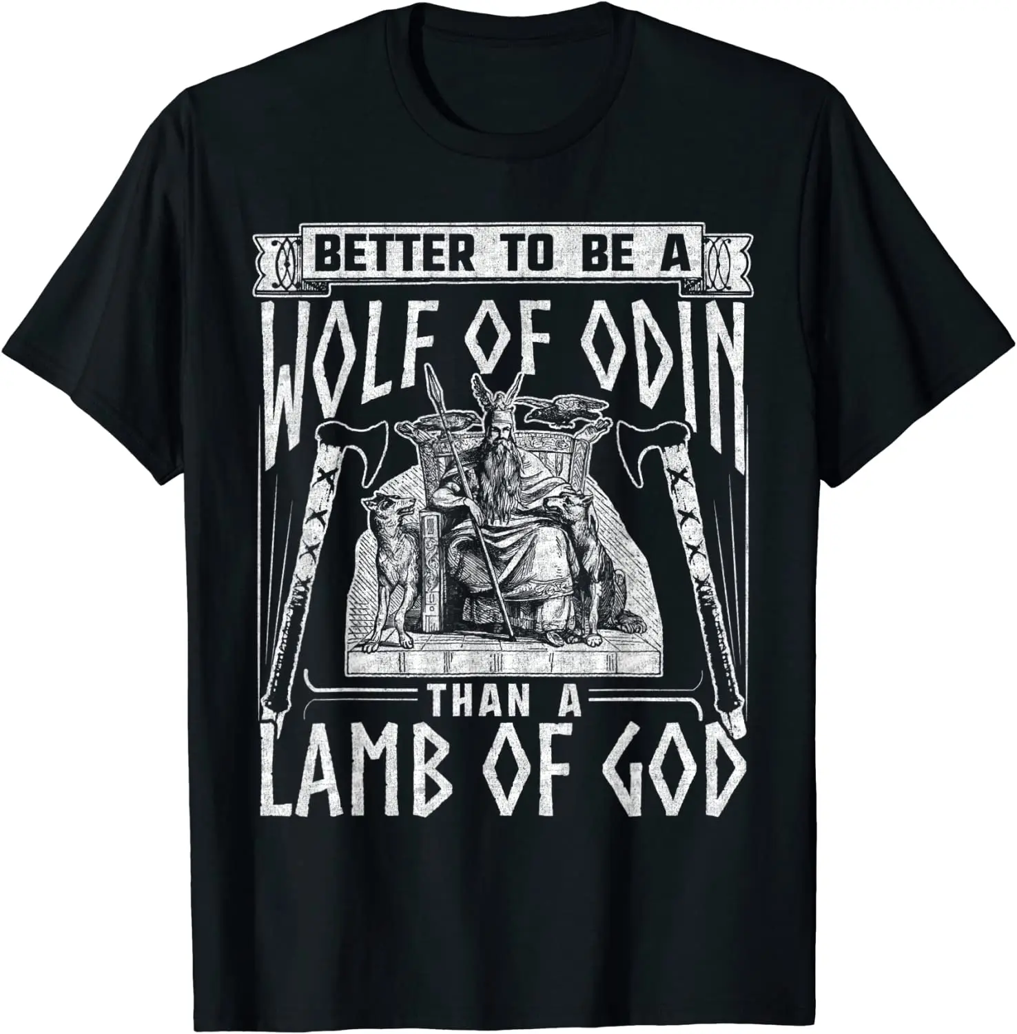Norse Mythology Pagan Vikings Better To Be A Wolf of Odin T Shirt. New 100% Cotton Short Sleeve O-Neck Casual T-shirt Size S-3XL
Norse Mythology Pagan Vikings Better To Be A Wolf of Odin T Shirt. New 100% Cotton Short Sleeve O-Neck Casual T-shirt Size S-3XL