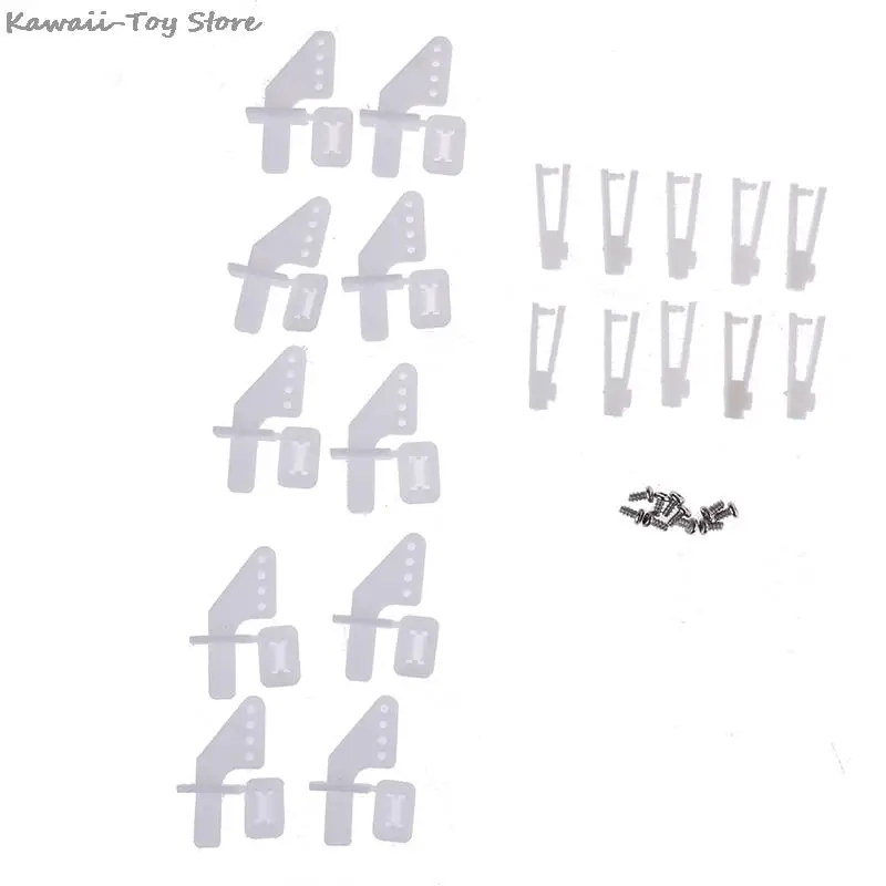 10 Sets Medium Lock On Nylon Control Horn And Clevis Set Rudder Servo Ailerons Elevators For RC Fixed Wing Airplane 21mm
10 Sets Medium Lock On Nylon Control Horn And Clevis Set Rudder Servo Ailerons Elevators For RC Fixed Wing Airplane 21mm