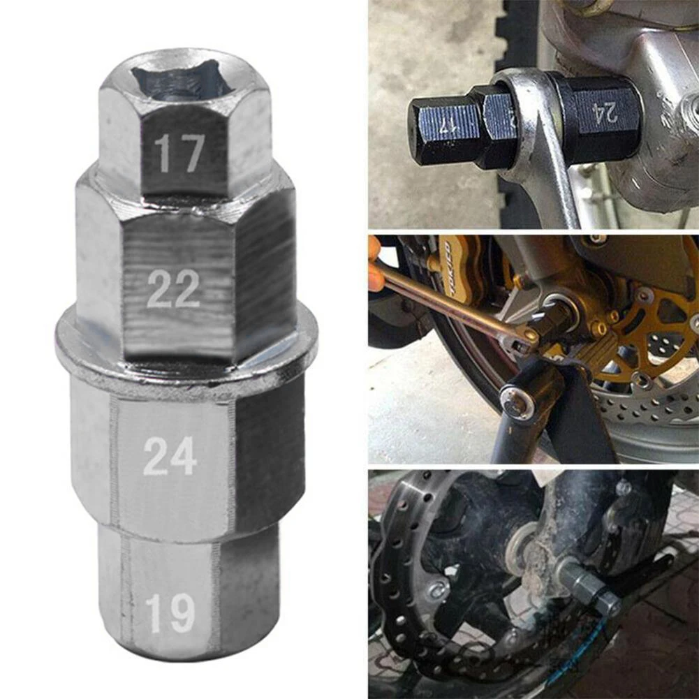 1Pc Motorcycle Front Rear Wheel Axle Hex 17 19 22 24mm Axle Hex Spindle Driver Removal Tool Motorcycle Wrench Socket
1Pc Motorcycle Front Rear Wheel Axle Hex 17 19 22 24mm Axle Hex Spindle Driver Removal Tool Motorcycle Wrench Socket