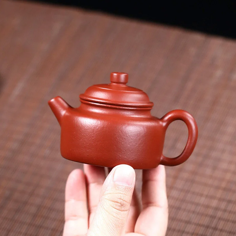 

Чайники из исинской фиолетовой глины, 100 мл, знаменитый маленький чайник ручной работы из сырой руды, чайник Dahongpao, китайский чайный набор Zisha, чайный набор