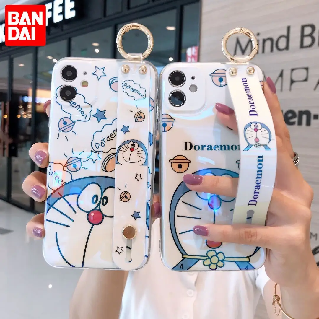 Bandai Cute Doraemon wristband Clear Silicon Mobile Phone Case For iPhone XR Xs Max 8Plus 11 12 13 13 Pro Max Cover For Ladies
Bandai Cute Doraemon wristband Clear Silicon Mobile Phone Case For iPhone XR Xs Max 8Plus 11 12 13 13 Pro Max Cover For Ladies