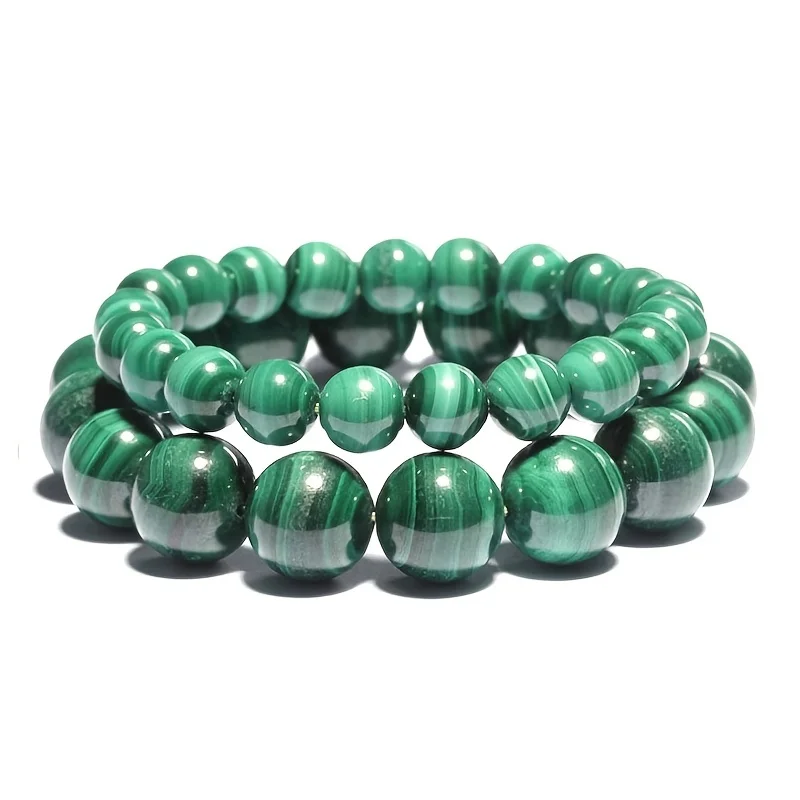 1 Pcs Malachite Beads Bracelet Natural Quartz Stone 6mm 8mm 10mm 12mm Lovers Men's Bracelet Fashion Jewelry For Women
1 Pcs Malachite Beads Bracelet Natural Quartz Stone 6mm 8mm 10mm 12mm Lovers Men's Bracelet Fashion Jewelry For Women