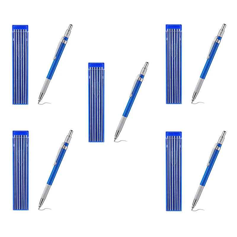 5X Mechanical Pencils Metal Marker With Builtin Sharpener For Pipe Fitter Welder Construction Fabrication Woodworking
5X Mechanical Pencils Metal Marker With Builtin Sharpener For Pipe Fitter Welder Construction Fabrication Woodworking