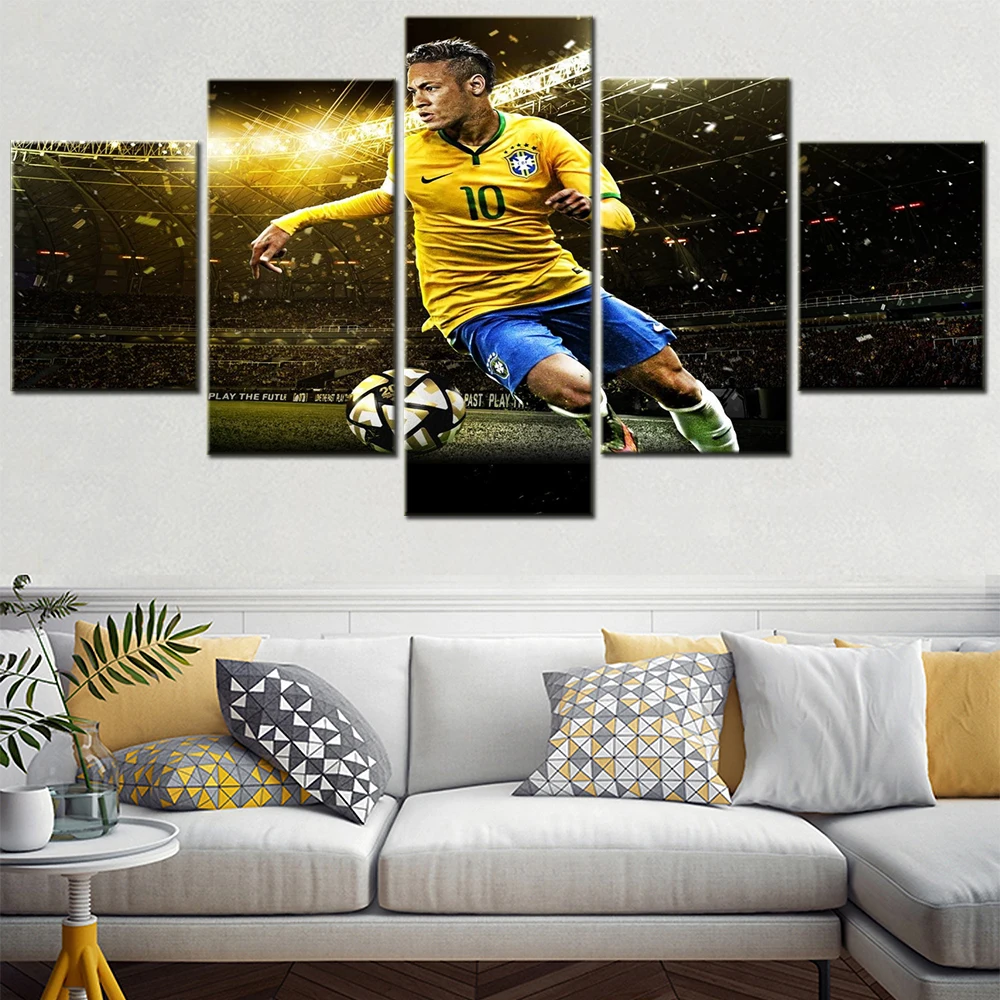 Canvas Painting Wall Art 5 Pieces Famous Football Superstar Silva Pictures Prints Night View Poster Home Decor Modular Framed
Canvas Painting Wall Art 5 Pieces Famous Football Superstar Silva Pictures Prints Night View Poster Home Decor Modular Framed