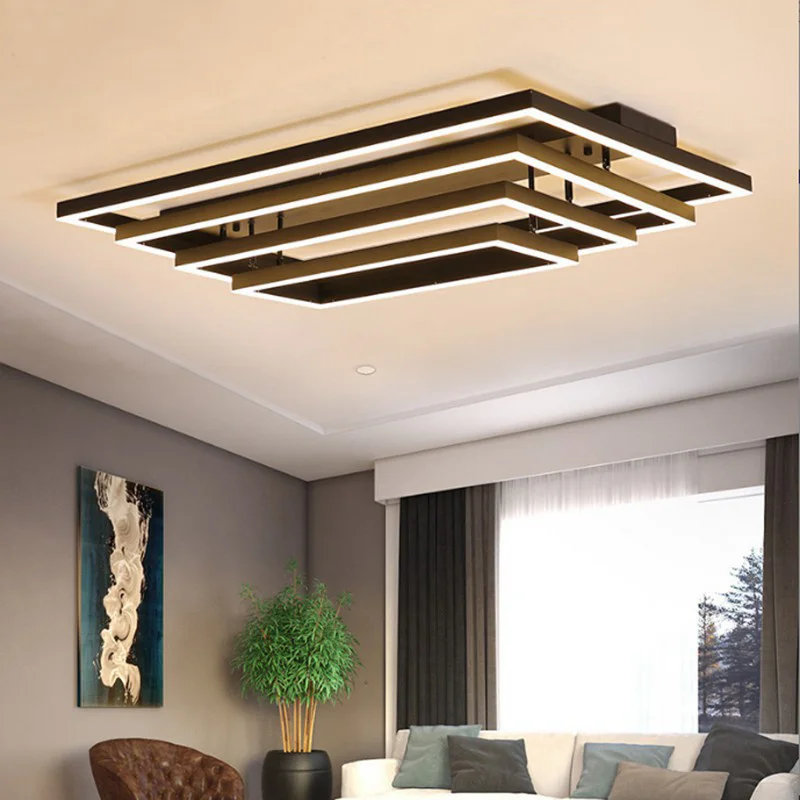 Pendant Lights Modern Luxury Chandelier Simple Living Room Ceiling Nordic LED With Remote Control Black Interior Decoration Lamp
Pendant Lights Modern Luxury Chandelier Simple Living Room Ceiling Nordic LED With Remote Control Black Interior Decoration Lamp