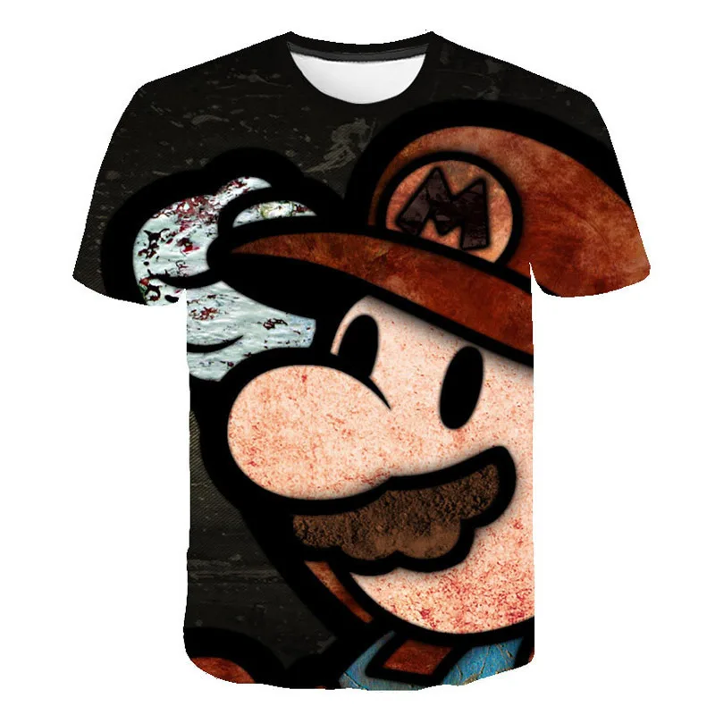 BANDAI Boys' Short Sleeve Cartoon Top Harajuku Mario Clothing 3D Printing Children's Printed T-shirt
BANDAI Boys' Short Sleeve Cartoon Top Harajuku Mario Clothing 3D Printing Children's Printed T-shirt