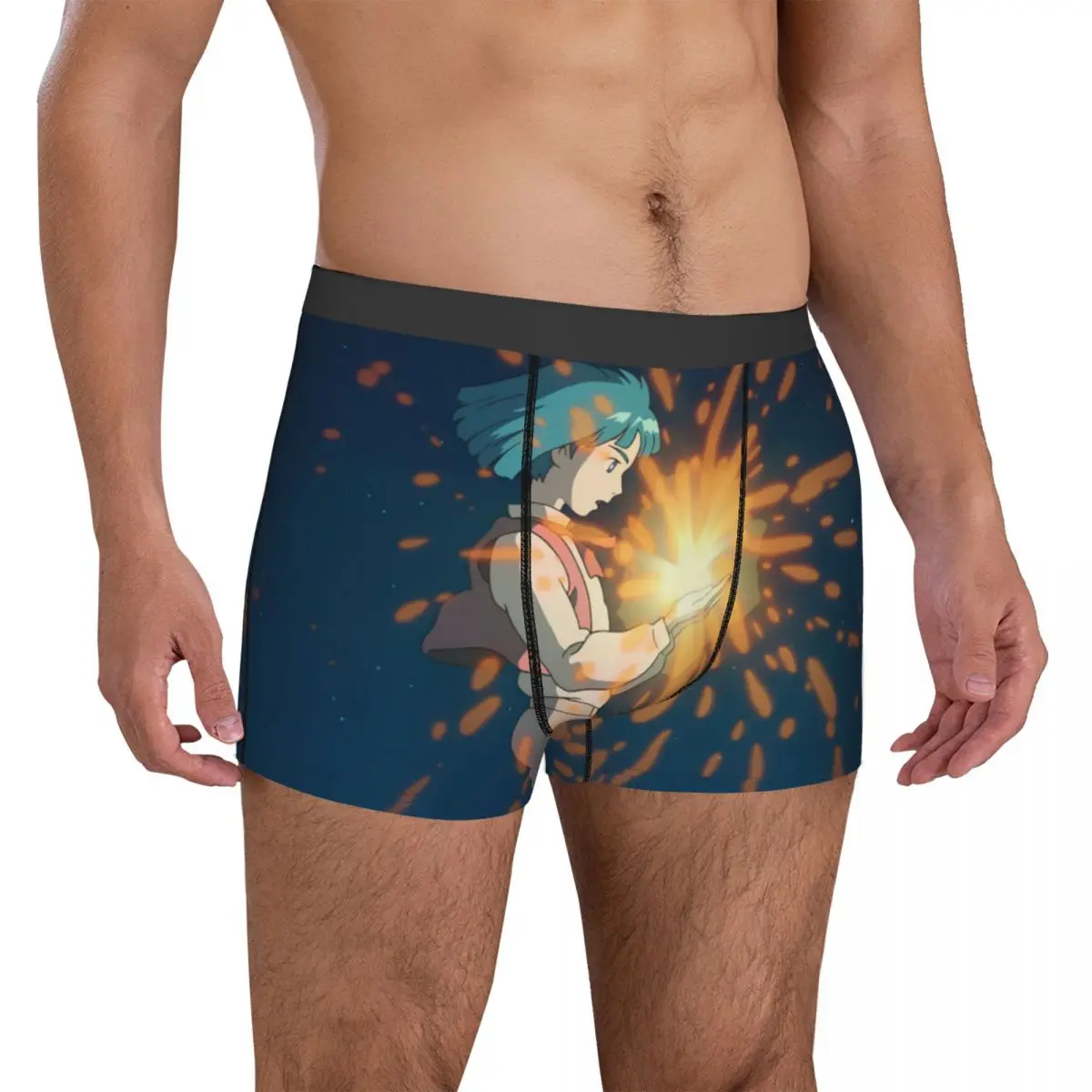 Howls Moving Castle Underwear Young Howl Firework Breathable Panties Custom Boxer Brief Pouch Men's Large Size Boxershorts
Howls Moving Castle Underwear Young Howl Firework Breathable Panties Custom Boxer Brief Pouch Men's Large Size Boxershorts
