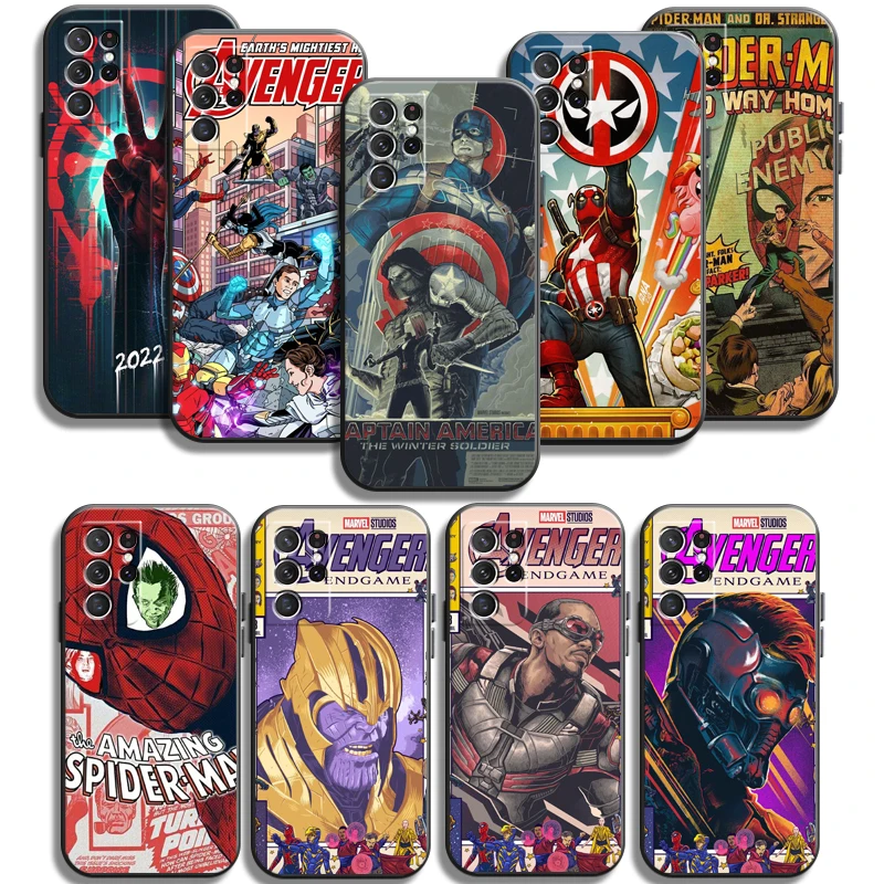 

Marvel Spiderman Phone Cases For Samsung Galaxy A31 A32 A51 A71 A52 A72 4G 5G A11 A21S A20 A22 4G Coque Soft TPU Carcasa