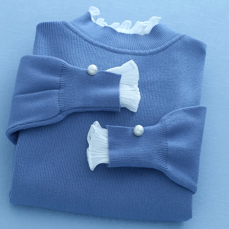 2023 Autumn/winter Sweater Women's Turtleneck Sweater Long Sleeve Warp Knitted Sweater Clothing Length Sleeve Style Decoration
2023 Autumn/winter Sweater Women's Turtleneck Sweater Long Sleeve Warp Knitted Sweater Clothing Length Sleeve Style Decoration