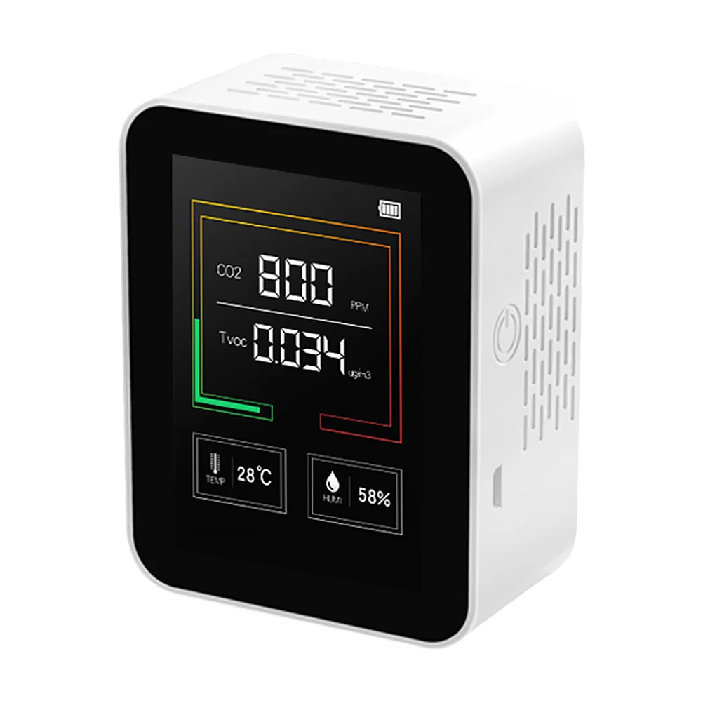 Датчик качества газа Airmonitor, анализатор загрязнения с дисплеем Tvoc Co2, тестер температуры Ndir, измеритель утечки, диоксид пропана
Датчик качества газа Airmonitor, анализатор загрязнения с дисплеем Tvoc Co2, тестер температуры Ndir, измеритель утечки, диоксид пропана