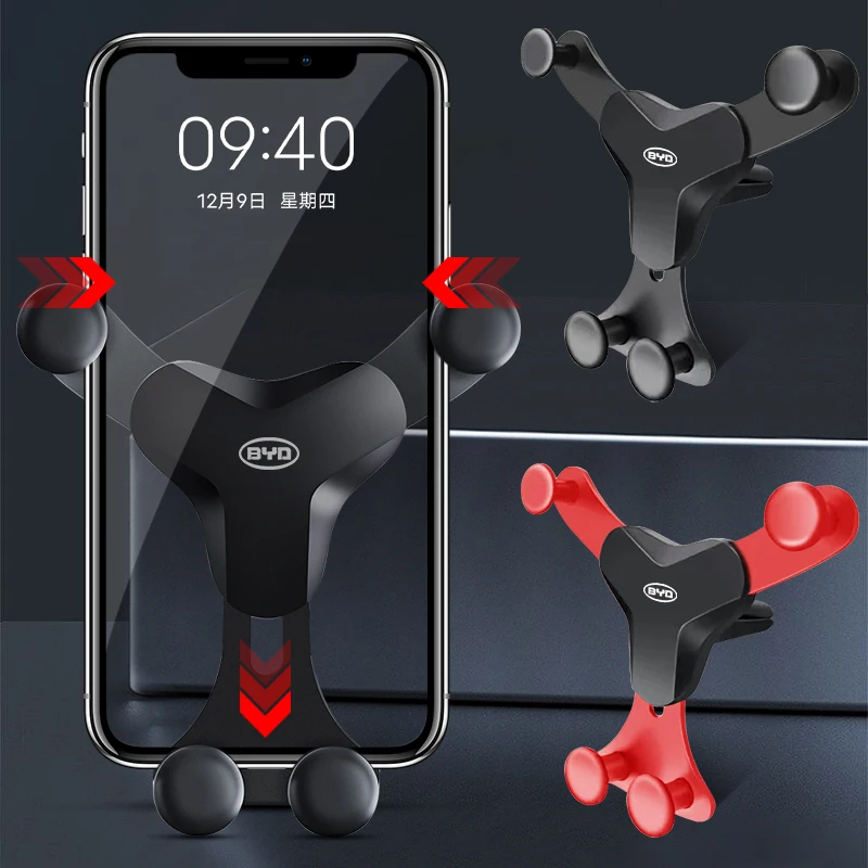 Universal Gravity Auto Phone Holder Car Air Vent Clip Mount for BYD M6 G3 G5 T3 13 F3 F0 S6 S7 E5 E6 Car Accessories Interior
Universal Gravity Auto Phone Holder Car Air Vent Clip Mount for BYD M6 G3 G5 T3 13 F3 F0 S6 S7 E5 E6 Car Accessories Interior