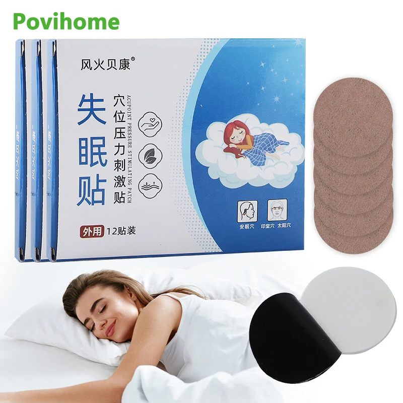 12/36Pcs Insomnia Sleeping Patch Deep Sleep Aid Relax Medicine Medical Plaster Herbal Stress Anxiety Relief Stickers Health Care
12/36Pcs Insomnia Sleeping Patch Deep Sleep Aid Relax Medicine Medical Plaster Herbal Stress Anxiety Relief Stickers Health Care