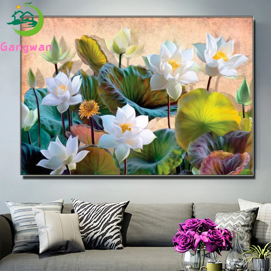 white lotus flowers 5D Diy Diamond Painting Cross Ctitch Kits Diamond Mosaic Embroidery Landscape 3d Painting round drill gift
white lotus flowers 5D Diy Diamond Painting Cross Ctitch Kits Diamond Mosaic Embroidery Landscape 3d Painting round drill gift