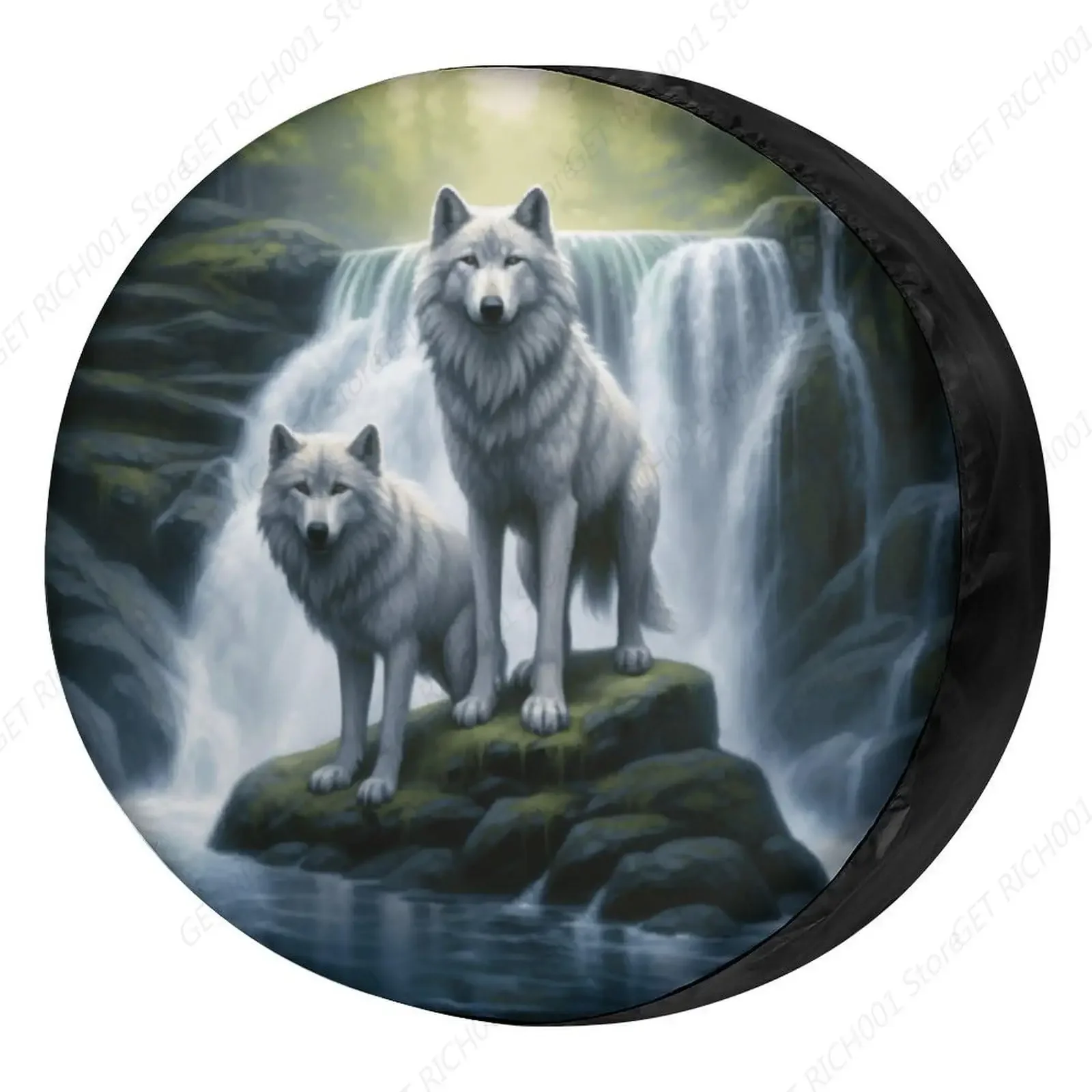 Чехол для запасного колеса Wolf Waterfall автофургона с прицепом внедорожника и многих