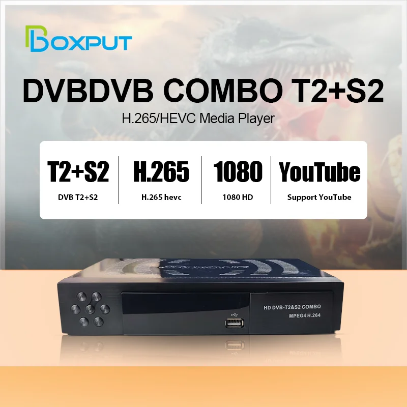 DVB T2 S2 Combo TV Box H.264 Support iptv Youtube Smart tv USB Wifi 1080P Full HD cccam DVB-T2/T tv box DVB-S2/S Set Top Box
DVB T2 S2 Combo TV Box H.264 Support iptv Youtube Smart tv USB Wifi 1080P Full HD cccam DVB-T2/T tv box DVB-S2/S Set Top Box