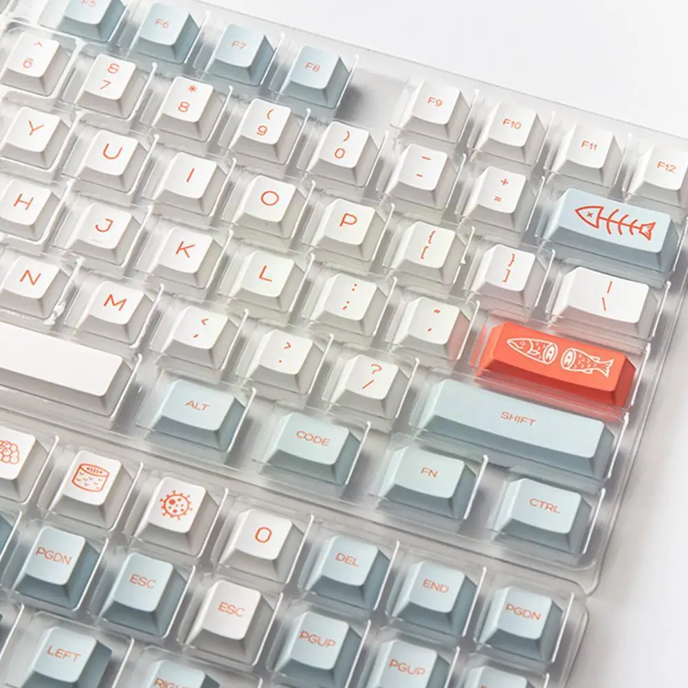 141 S Original Height Oem Pbt Caps Full Set Mechanical Caps Dye-sublimation Board Salmon Caps Pbt Gmk Y3n0
141 S Original Height Oem Pbt Caps Full Set Mechanical Caps Dye-sublimation Board Salmon Caps Pbt Gmk Y3n0