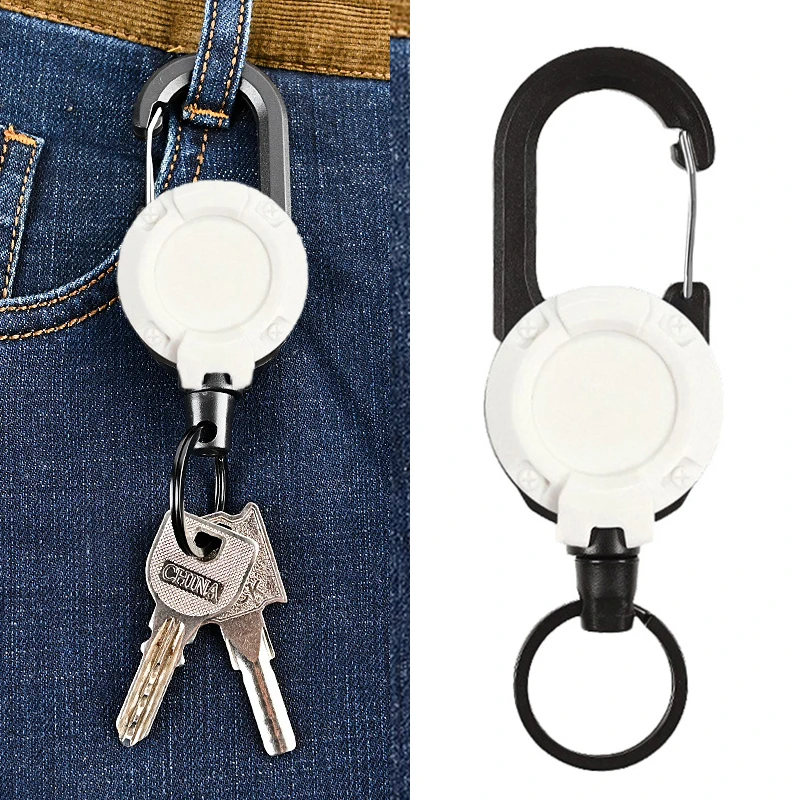 1Pc Anti-theft Metal Easy Pull Buckle Rope Elastic Keychain Sports Retractable Key Ring Anti-lost Ski Pass ID Card Retractable
1Pc Anti-theft Metal Easy Pull Buckle Rope Elastic Keychain Sports Retractable Key Ring Anti-lost Ski Pass ID Card Retractable