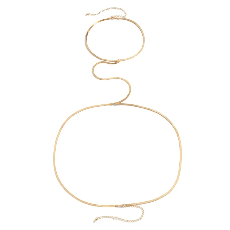 Body Jewelry Chain Necklace Gold Sexy Bikini Body Chain Accessory Adjustable
Body Jewelry Chain Necklace Gold Sexy Bikini Body Chain Accessory Adjustable