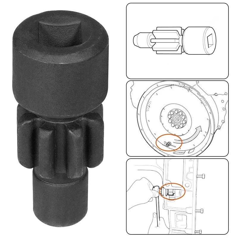 TML Flywheel Rotator Truck Engine Crankshaft Rotator 1/2" D - Alt 99309 Fit for Scania Trucks Made After 1996 and BL 2003R
TML Flywheel Rotator Truck Engine Crankshaft Rotator 1/2" D - Alt 99309 Fit for Scania Trucks Made After 1996 and BL 2003R