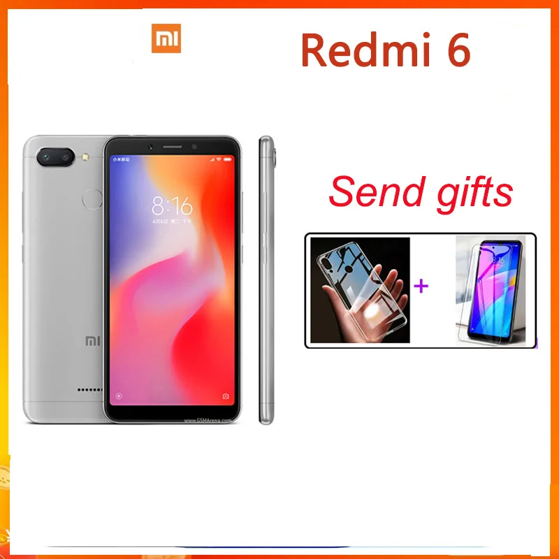 Смартфон Xiaomi Redmi 6, 3 ГБ, 32 ГБ, с googleplay мобильный телефон, полный экран 5,45 дюйма, ИИ-лицо, неlockingrandom, цвет с подарком
Смартфон Xiaomi Redmi 6, 3 ГБ, 32 ГБ, с googleplay мобильный телефон, полный экран 5,45 дюйма, ИИ-лицо, неlockingrandom, цвет с подарком